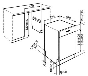 Посудомоечная машина Смег PLA4645X7 фото 3 в Краснодаре Посудомоечная машина Smeg PLA4645X7 фото 3 в Краснодаре