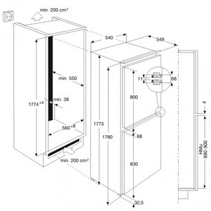 Холодильник АЕГ SCN71800F0 фото 3 в Краснодаре Холодильник AEG SCN71800F0 фото 3 в Краснодаре