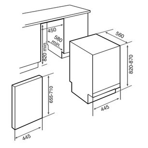 Посудомоечная машина Тека DW1 455 FI фото 3 в Краснодаре Посудомоечная машина Teka DW1 455 FI фото 3 в Краснодаре