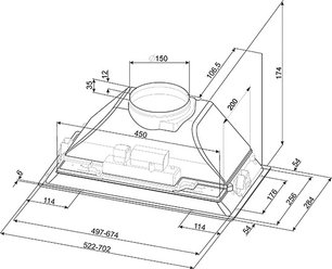 Вытяжка Смег KSEG73XE фото 2 в Краснодаре Вытяжка Smeg KSEG73XE фото 2 в Краснодаре