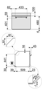 Духовой шкаф Смег SF750OT фото 3 в Краснодаре Духовой шкаф Smeg SF750OT фото 3 в Краснодаре