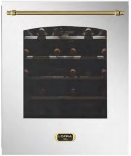 Встраиваемый винный шкаф Lofra ZBRS36T BRASS две зоны фото в Краснодаре