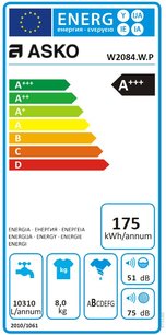Стиральная машина Аско W2084.W.P фото 4 в Краснодаре Стиральная машина Asko W2084.W.P фото 4 в Краснодаре