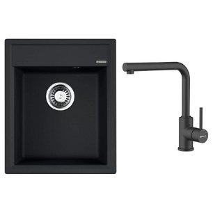 Omoikiri (мойка Daisen 42-BL + смеситель NAKAGAWA BL-P) фото в Краснодаре