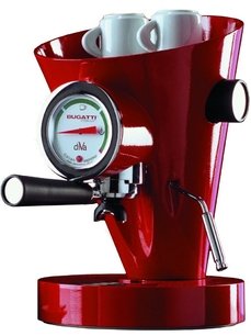 Кофеварка Бугатти Espresso Machine Diva Red фото в Краснодаре Кофеварка Bugatti Espresso Machine Diva Red фото в Краснодаре