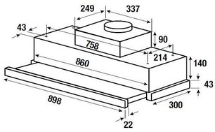 Встраиваемая вытяжка Куперсбуш DEF 9800.0 E фото 2 в Краснодаре Встраиваемая вытяжка Kuppersbusch DEF 9800.0 E фото 2 в Краснодаре