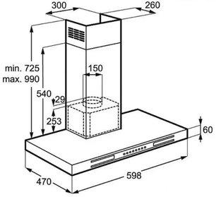 Вытяжка АЕГ X66453MD0 фото 2 в Краснодаре Вытяжка AEG X66453MD0 фото 2 в Краснодаре