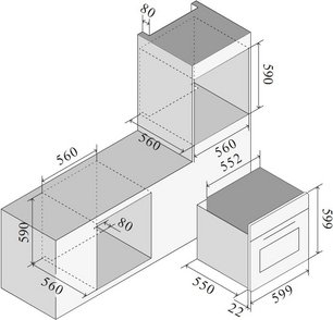 Духовой шкаф Ilve OV601GL3/BK фото 2 в Краснодаре