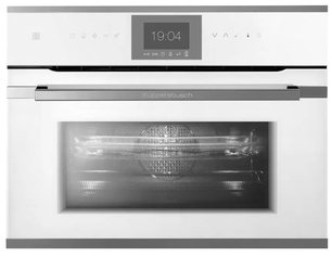 Компактный духовой шкаф с микроволнами Kuppersbusch CBM 6550.0 W3 Silver Chrome фото в Краснодаре
