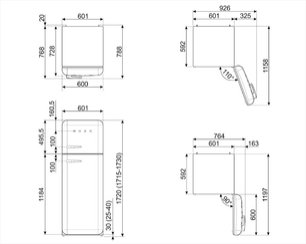 Холодильник Смег FAB30RCR3 фото в Краснодаре Холодильник Smeg FAB30RCR3 фото в Краснодаре