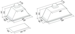 Вытяжка Falmec Gruppo Incasso 50 ix (800) ECP фото 3 в Краснодаре