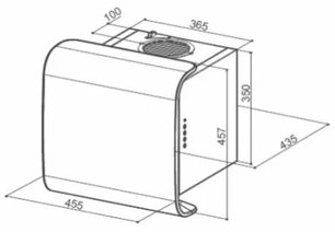 Вытяжка Faber CARRE' X F42 фото 2 в Краснодаре