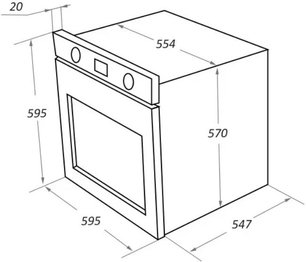 Духовой шкаф Маунфилд EOEH.7611W фото 2 в Краснодаре Духовой шкаф Maunfeld EOEH.7611W фото 2 в Краснодаре