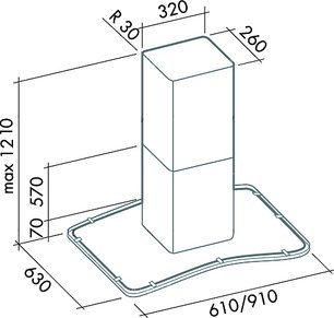 Вытяжка Фалмек Astra isola 90 ix (800) ECP фото 2 в Краснодаре Вытяжка Falmec Astra isola 90 ix (800) ECP фото 2 в Краснодаре