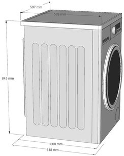 Отдельностоящая стиральная машина с паром Кертинг KWM 58ILS1297 S фото 4 в Краснодаре Отдельностоящая стиральная машина с паром Korting KWM 58ILS1297 S фото 4 в Краснодаре