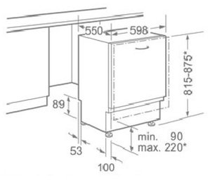 Встраиваемая посудомоечная машина Neff S51T65X2 фото 3 в Краснодаре