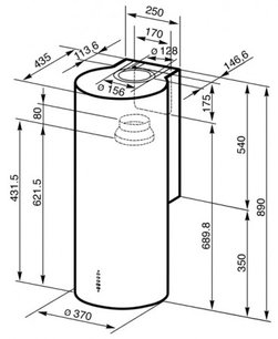 Вытяжка Смег KR37X фото 4 в Краснодаре Вытяжка Smeg KR37X фото 4 в Краснодаре