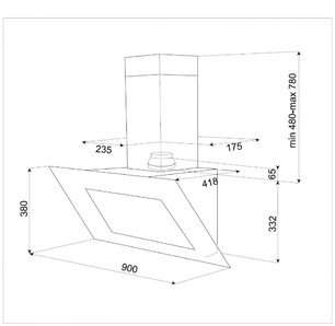 Вытяжка Тека DVT 90 HP WHITE фото 2 в Краснодаре Вытяжка Teka DVT 90 HP WHITE фото 2 в Краснодаре