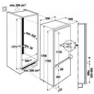 Холодильник Куперсбуш IKEF 3080-2 Z 3 фото 2 в Краснодаре Холодильник Kuppersbusch IKEF 3080-2 Z 3 фото 2 в Краснодаре