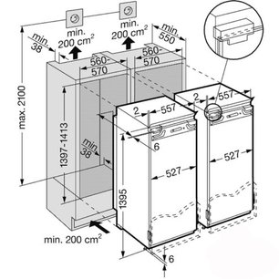 Холодильник Liebherr SBS 47I2 Premium SuperFrost фото 3 в Краснодаре