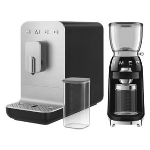 Smeg Collezione (кофемашина BCC13BLMEU + кофемолка CGF11BLEU) фото в Краснодаре Smeg Collezione (кофемашина BCC13BLMEU + кофемолка CGF11BLEU) фото в Краснодаре