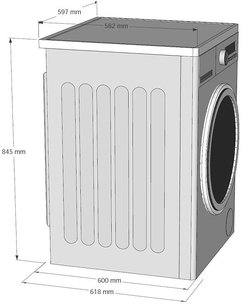 Отдельностоящая стиральная машина с паром Кертинг KWM 58ILS1297 N фото 4 в Краснодаре Отдельностоящая стиральная машина с паром Korting KWM 58ILS1297 N фото 4 в Краснодаре