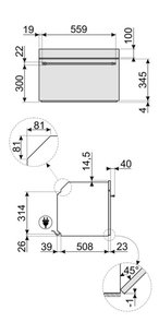 Встраиваемая микроволновая печь Смег SF4800MP фото 4 в Краснодаре Встраиваемая микроволновая печь Smeg SF4800MP фото 4 в Краснодаре