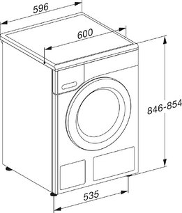Стирально-сушильная машина Miele WTD160WCS на иностранном языке фото 4 в Краснодаре