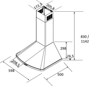 Настенная вытяжка Брандт AD1046X фото 3 в Краснодаре Настенная вытяжка Brandt AD1046X фото 3 в Краснодаре