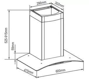 Вытяжка Зигмунд Штайн K 246.61 W фото 2 в Краснодаре Вытяжка Zigmund Shtain K 246.61 W фото 2 в Краснодаре