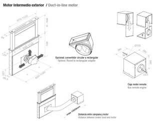 Встраиваемая в столешницу вытяжка Пандо E-350/90 IX-CR NE 1350 INT/EXT фото 3 в Краснодаре Встраиваемая в столешницу вытяжка Pando E-350/90 IX-CR NE 1350 INT/EXT фото 3 в Краснодаре