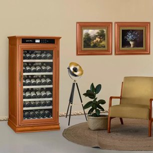 Винный шкаф Мэйвел MV69-WA1-C (Almond) фото 2 в Краснодаре Винный шкаф Meyvel MV69-WA1-C (Almond) фото 2 в Краснодаре