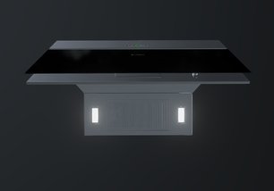 Вытяжка Фабер ONYX-V BK GLASS/X A90 фото 4 в Краснодаре Вытяжка Faber ONYX-V BK GLASS/X A90 фото 4 в Краснодаре