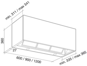 Вытяжка Фалмек Integrata 60 ix (600) фото 4 в Краснодаре Вытяжка Falmec Integrata 60 ix (600) фото 4 в Краснодаре