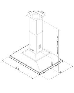 Вытяжка Смег KCI19AOE фото 4 в Краснодаре Вытяжка Smeg KCI19AOE фото 4 в Краснодаре
