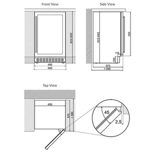 Винный шкаф Дунавокс DAUF-38.100DOP.TO фото 4 в Краснодаре Винный шкаф Dunavox DAUF-38.100DOP.TO фото 4 в Краснодаре