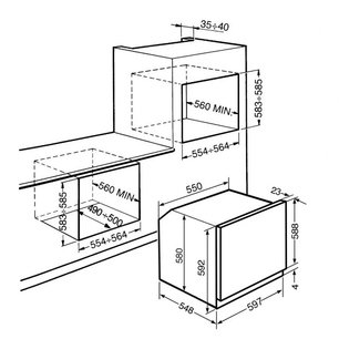 Духовой шкаф Смег SFP120B фото 3 в Краснодаре Духовой шкаф Smeg SFP120B фото 3 в Краснодаре