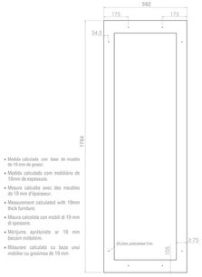 Встраиваемый винный шкаф Pando PVMA 178-112 PAL фото 4 в Краснодаре