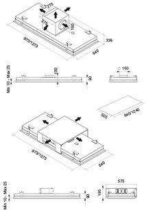 Встраиваемая вытяжка FALMEC STELLA PLUS IS.120 STAINLESS STEEL фото 4 в Краснодаре