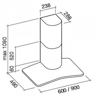 Вытяжка Фалмек SATURNO 60 IX (450) фото 4 в Краснодаре Вытяжка Falmec SATURNO 60 IX (450) фото 4 в Краснодаре