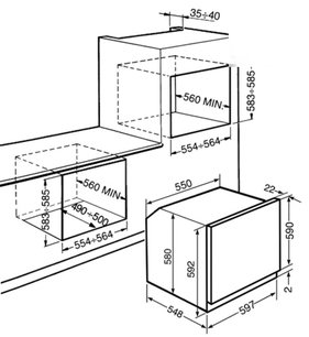 Духовой шкаф Смег SF850A фото 2 в Краснодаре Духовой шкаф Smeg SF850A фото 2 в Краснодаре