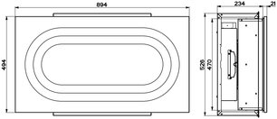 Встраиваемая в потолок вытяжка Фабер INSIDE UP WH KL A90 фото 3 в Краснодаре Встраиваемая в потолок вытяжка Faber INSIDE UP WH KL A90 фото 3 в Краснодаре