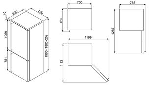 Холодильник Смег FA8003AO фото 2 в Краснодаре Холодильник Smeg FA8003AO фото 2 в Краснодаре
