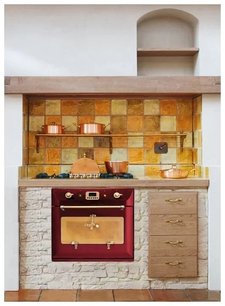 Духовой шкаф Restart ELF036g Burgundy фото 2 в Краснодаре