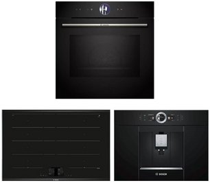 Bosch (духовой шкаф HMG776NB1 + варочная панель PXY875KV1E + кофемашина CTL636EB6) фото в Краснодаре Bosch (духовой шкаф HMG776NB1 + варочная панель PXY875KV1E + кофемашина CTL636EB6) фото в Краснодаре