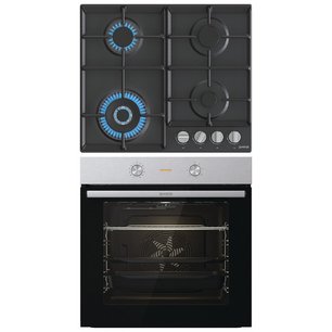 Gorenje (варочная панель GW641EXB + духовой шкаф BO6717E03X) фото в Краснодаре Gorenje (варочная панель GW641EXB + духовой шкаф BO6717E03X) фото в Краснодаре