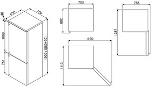 Холодильник Смег FA390X4 фото 2 в Краснодаре Холодильник Smeg FA390X4 фото 2 в Краснодаре