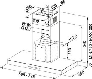 Вытяжка Франке FCR 925 TC BK XS фото 3 в Краснодаре Вытяжка Franke FCR 925 TC BK XS фото 3 в Краснодаре