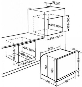 Духовой шкаф Смег SFP496N фото 2 в Краснодаре Духовой шкаф Smeg SFP496N фото 2 в Краснодаре