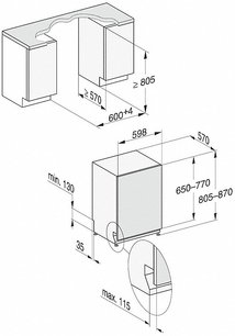 Встраиваемая посудомоечная машина Миле G 7360 SCVi AutoDos фото 4 в Краснодаре Встраиваемая посудомоечная машина Miele G 7360 SCVi AutoDos фото 4 в Краснодаре
